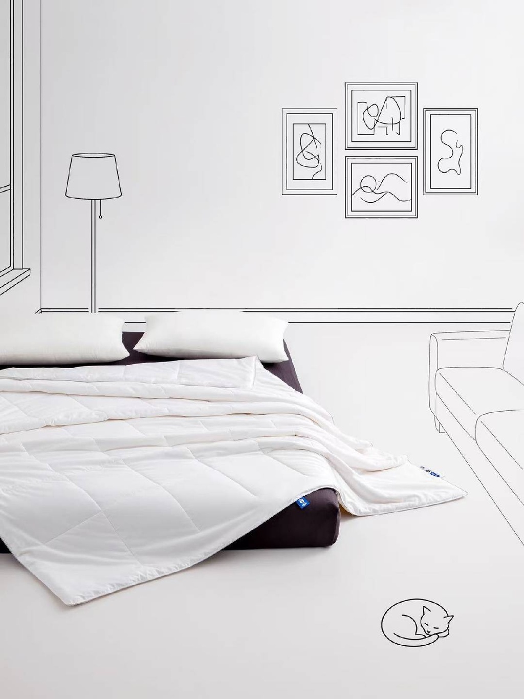 Silk-Filled Duvet
