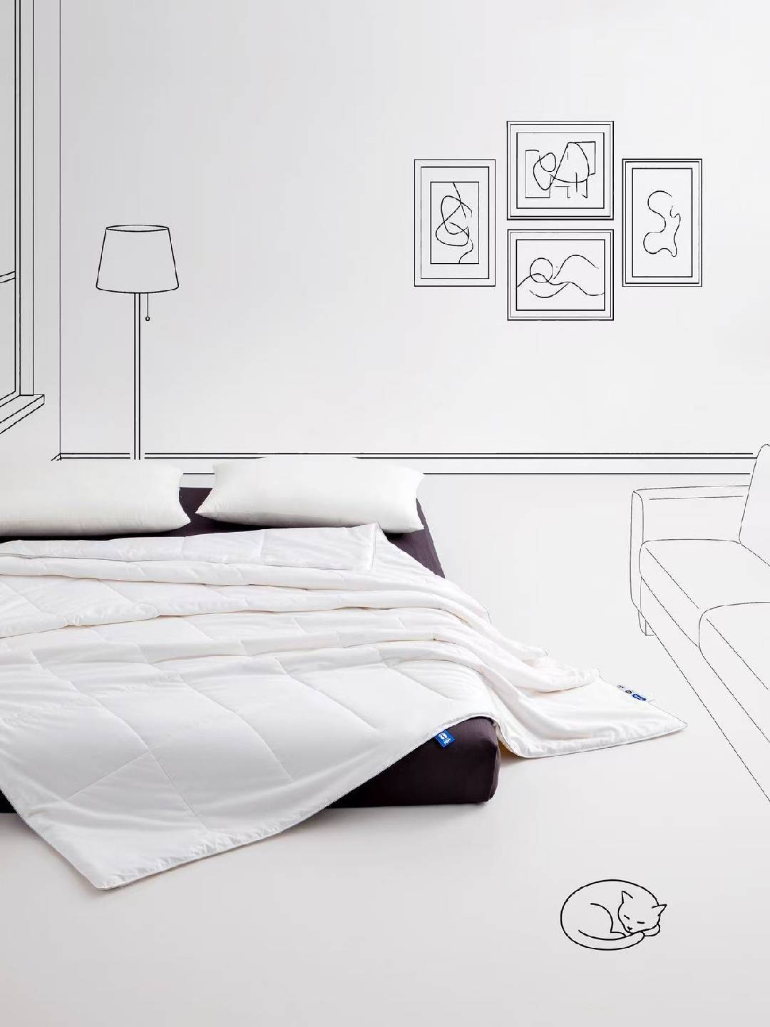 Silk-Filled Duvet