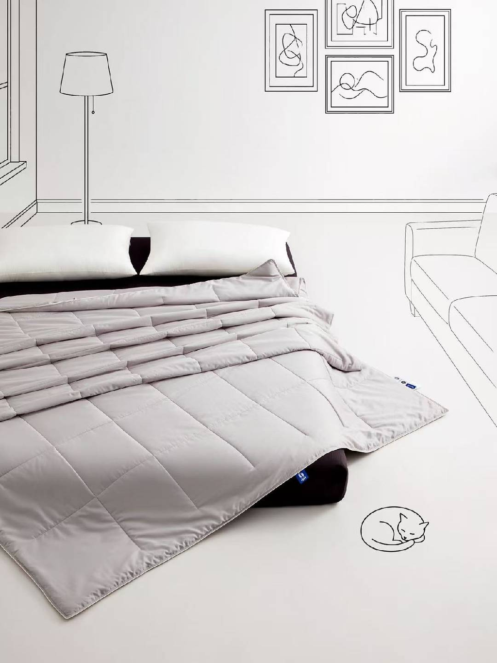 Silk-Filled Duvet