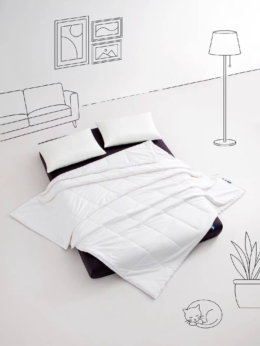 Silk-Filled Duvet